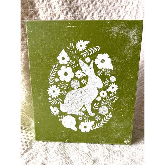 Set Of 3 Pier 1 Easter Plaques With Bunny & Chick Designs Spring - Picture 9 of 9